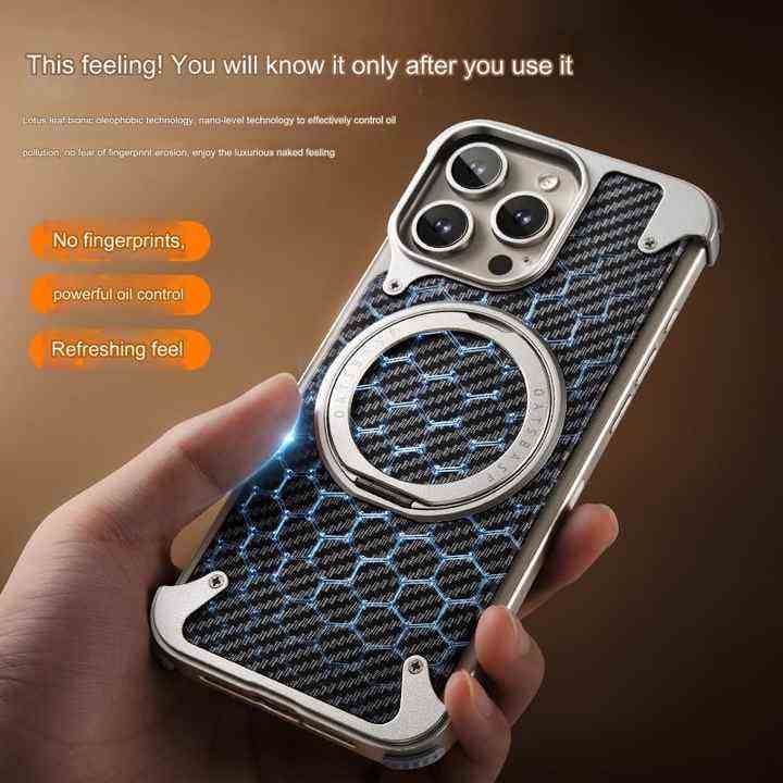 Sleek Protection™ - Aluminum Carbon Fiber Case
